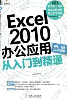 Excel 2010办公应用从入门到精通: 表格、图表、公式与函数