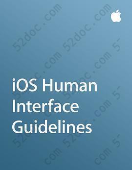 iOS Human Interface Guidelines: User Experience
