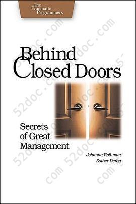 Behind Closed Doors: Secrets of Great Management (Pragmatic Programmers)