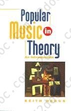 Popular Music in Theory: An Introduction