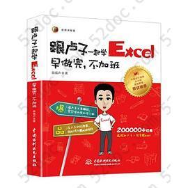 跟卢子一起学Excel: 早做完 不加班