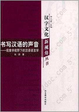 书写汉语的声音: 现象学视野下的汉语语言学