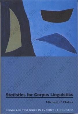 Statistics for Corpus Linguistics (Edinburgh Textbooks in Empirical Linguistics)