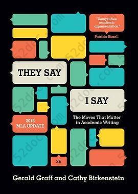"They say/I Say": The Moves That Matter in Academic Writing