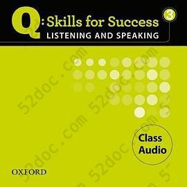 Q Skills for Success Listening and Speaking: 3: Class CD