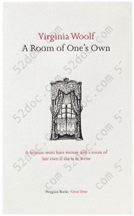 A Room of One's Own: A Room of One's Own