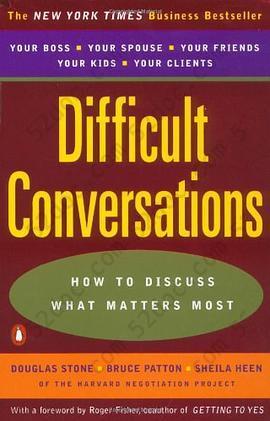 Difficult Conversations: How to Discuss what Matters Most