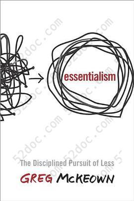 Essentialism: The Disciplined Pursuit of Less