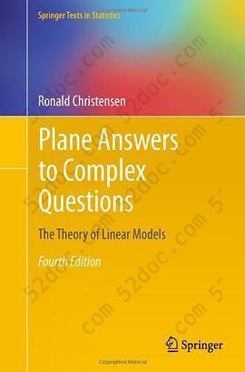 Plane Answers to Complex Questions: The Theory of Linear Models