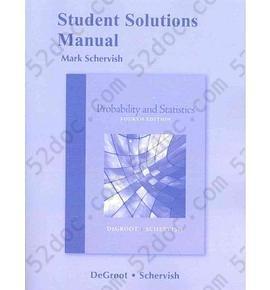 Student Solutions Manual for Probability and Statistics