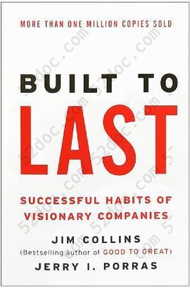 Built to Last: Successful Habits of Visionary Companies