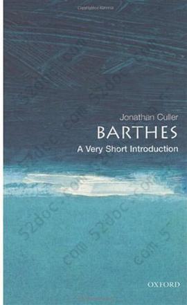 Barthes: A Very Short Introduction