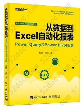 从数据到Excel自动化报表: Power Query和Power Pivot实战