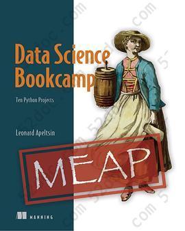 Data Science Bookcamp: Ten Python projects